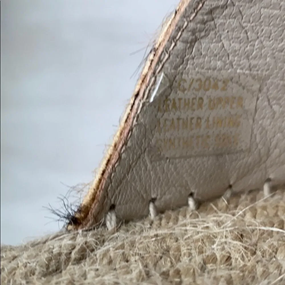 Boden‎ Animal Print Gold Toe Espadrille Like New 6